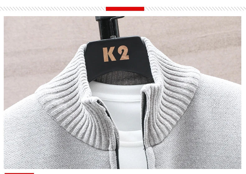 Embroidered Fleece Cardigan