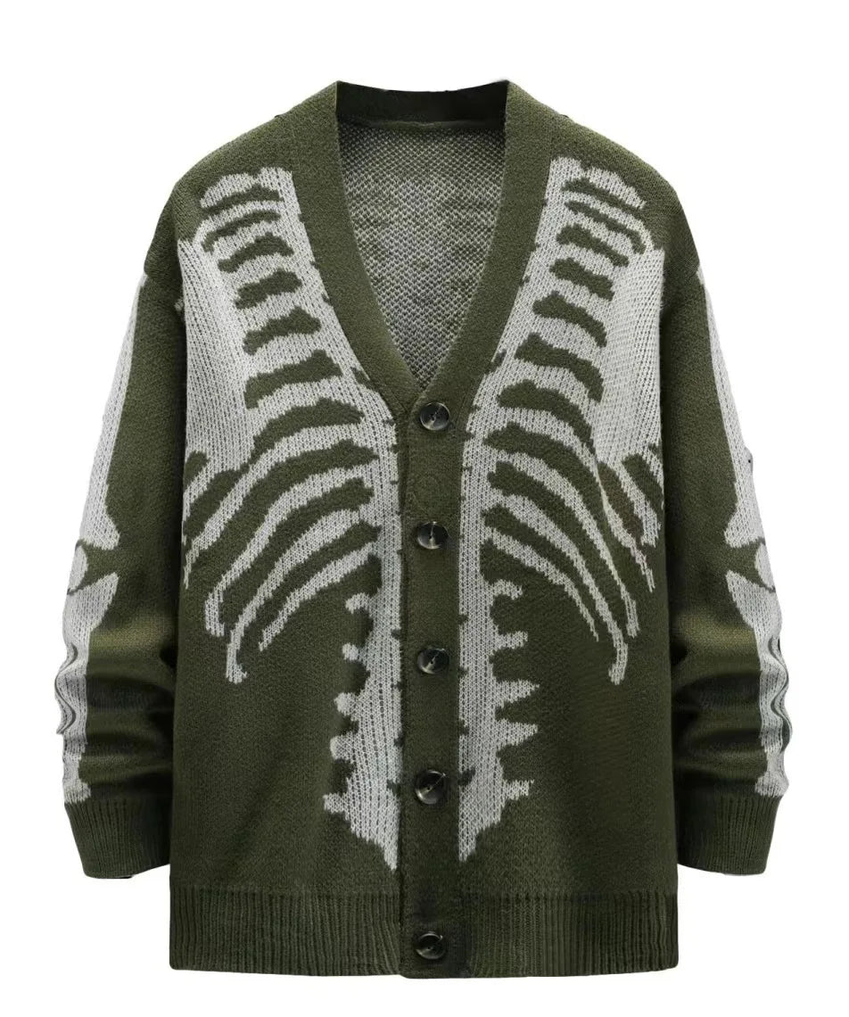 Halloween Jacquard Cardigan