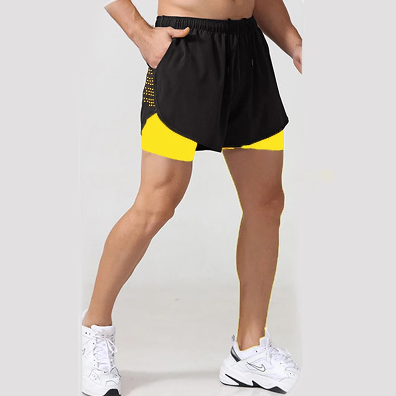Men's Running Shorts 2-in-1