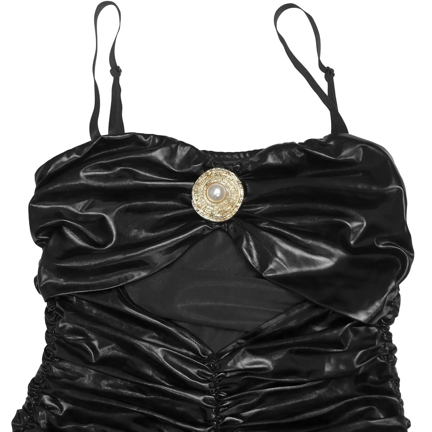 Spaghetti Strap Sequin Dress