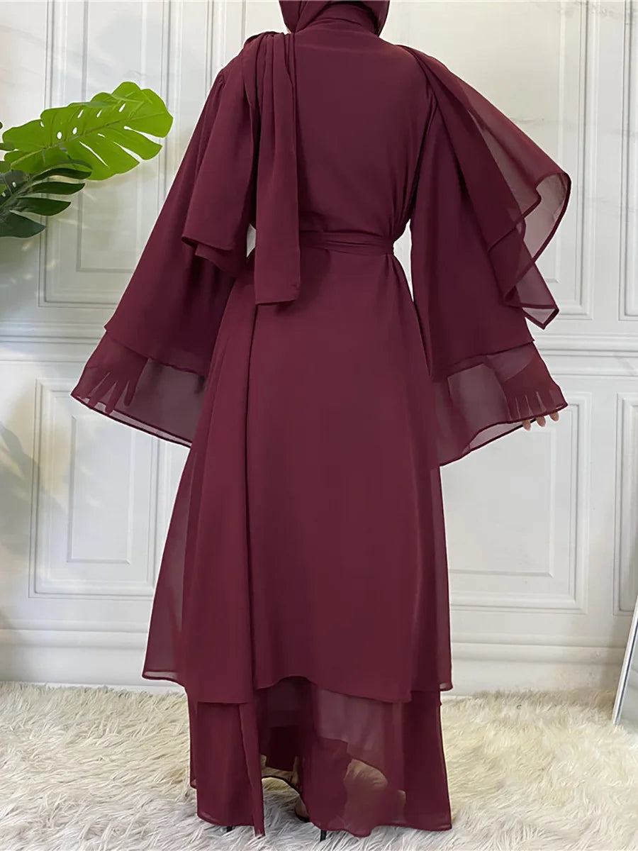 Chiffon Kimono Abaya