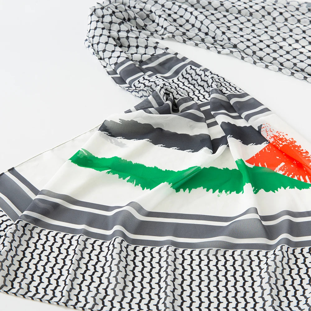 Kuffiyeh Geometric Scarf