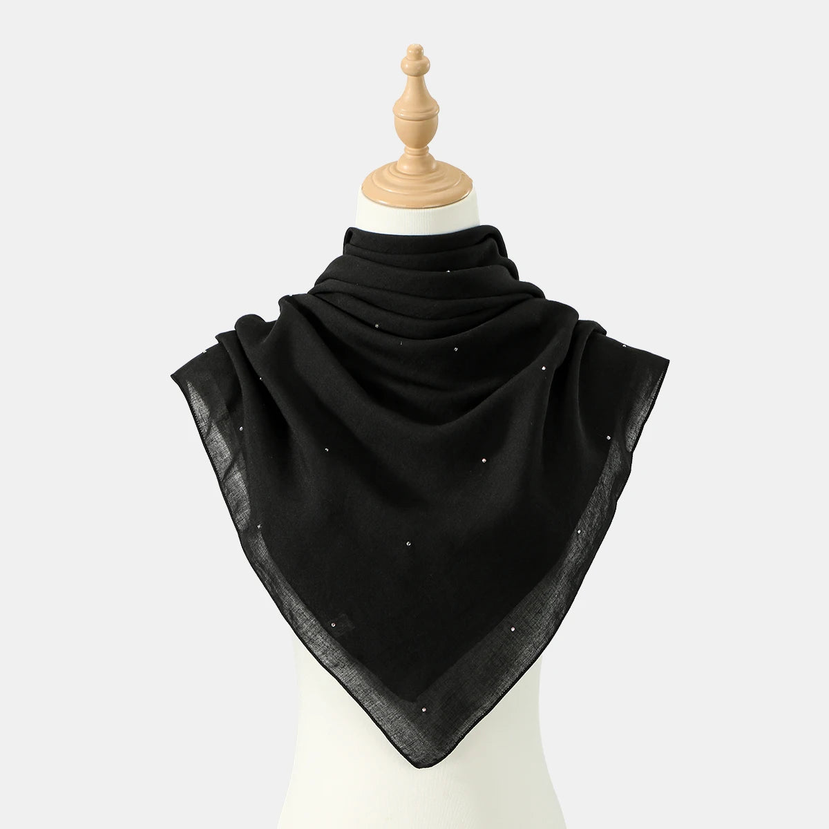 Rhinestone Bow Scarf