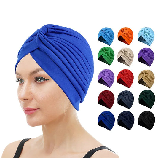 Stretchy Turban Cap