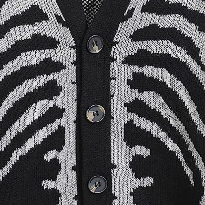 Halloween Jacquard Cardigan