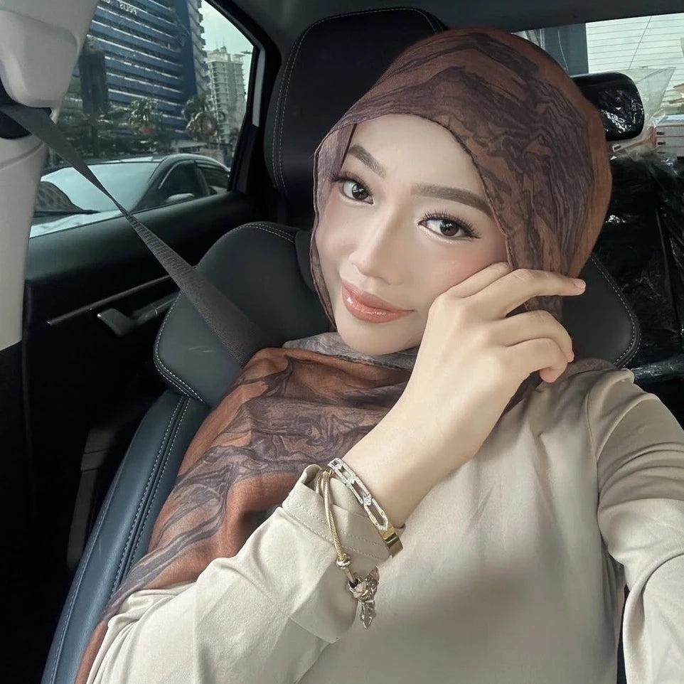 Bohemia Fashion Print Scarf For Women Headband Daily Wear Outdoor Breathable Women Hijab Scarves Clothing Accessories