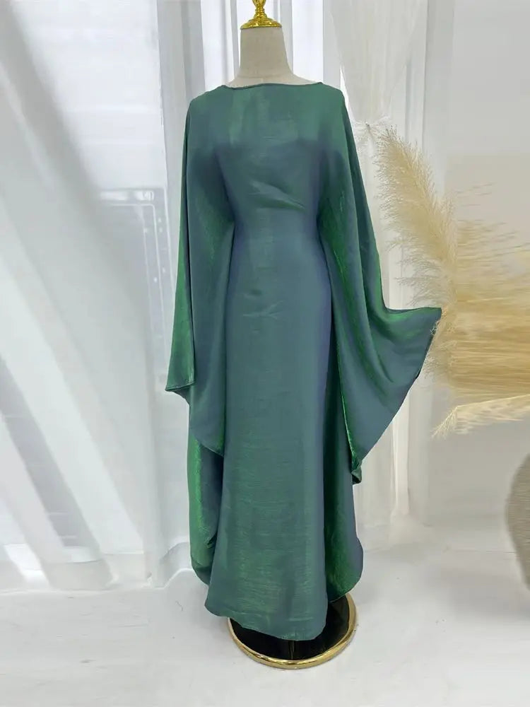 Satin Batwing Abaya