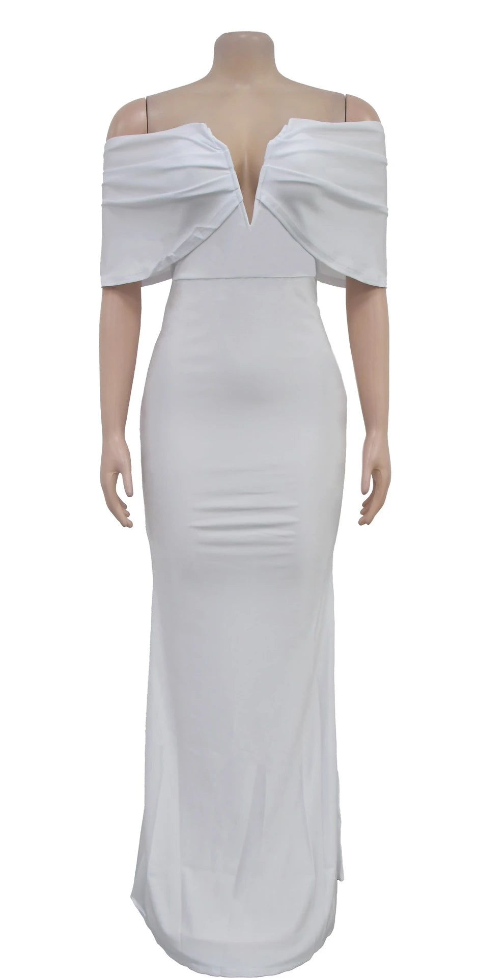 Off Shoulder Bodycon Maxi Dress