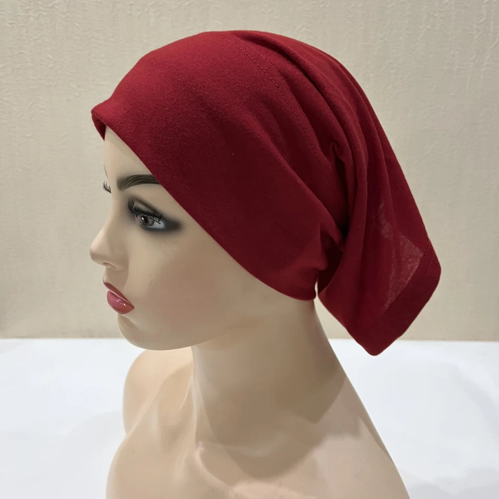 Plain Tube Hijab Cap