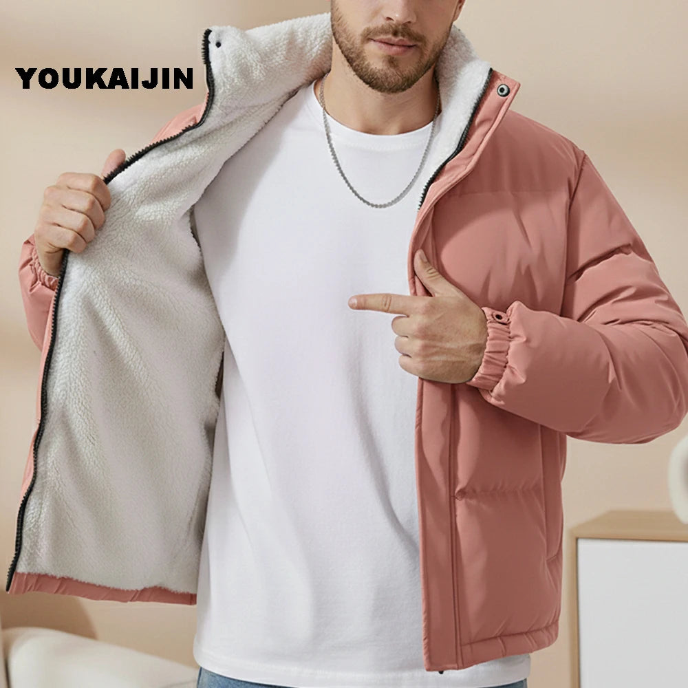 Fleece-Lined Puffer Jacket