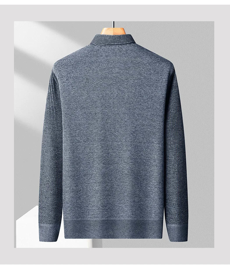 Fleece Polo Sweater