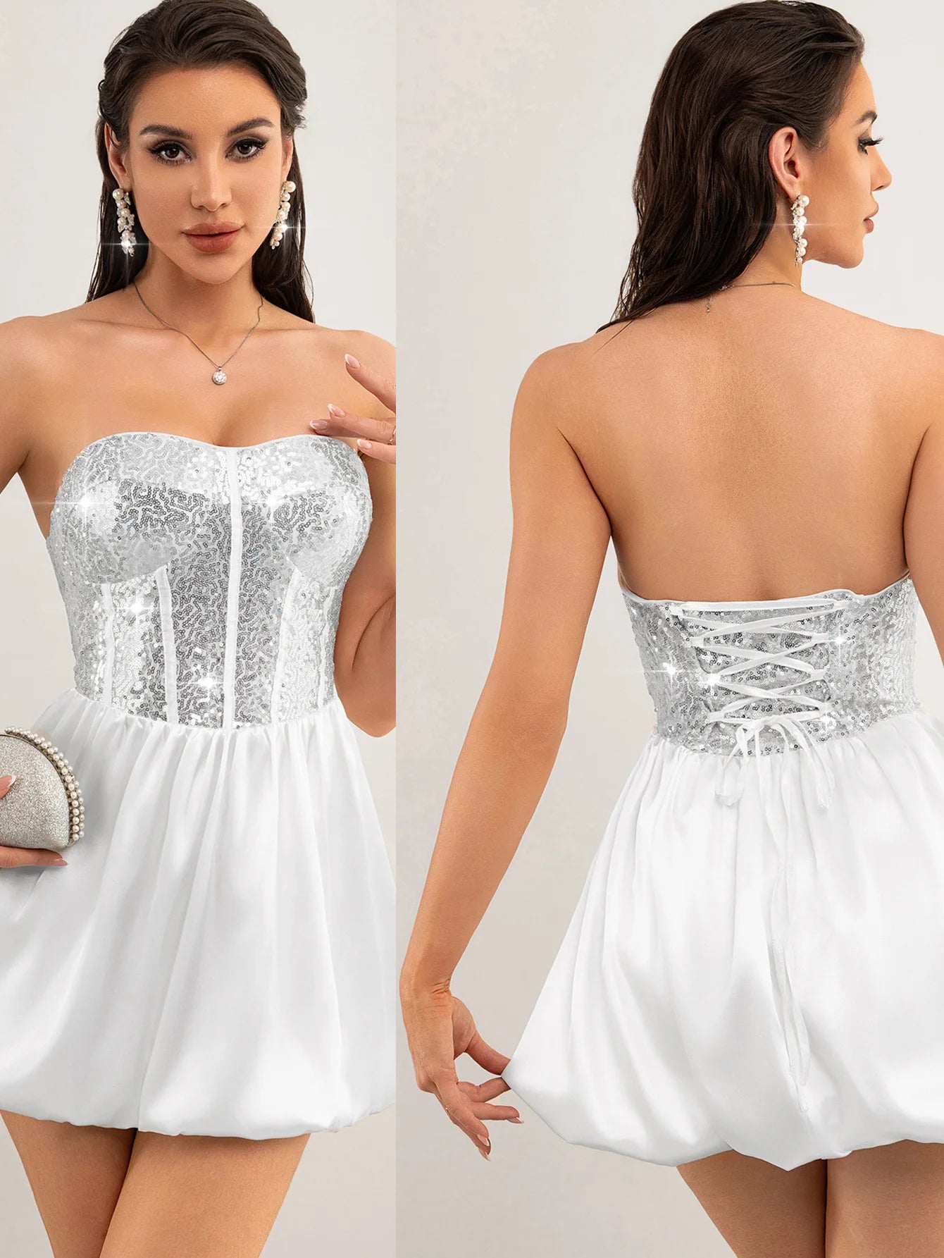 Irregular Halter Club Dress