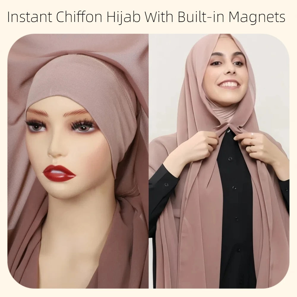 Magnet Chiffon Hijab