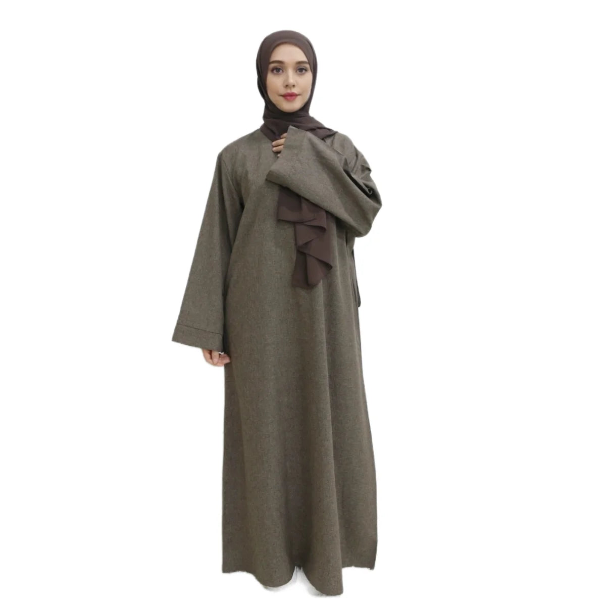 Belted Abaya Dress