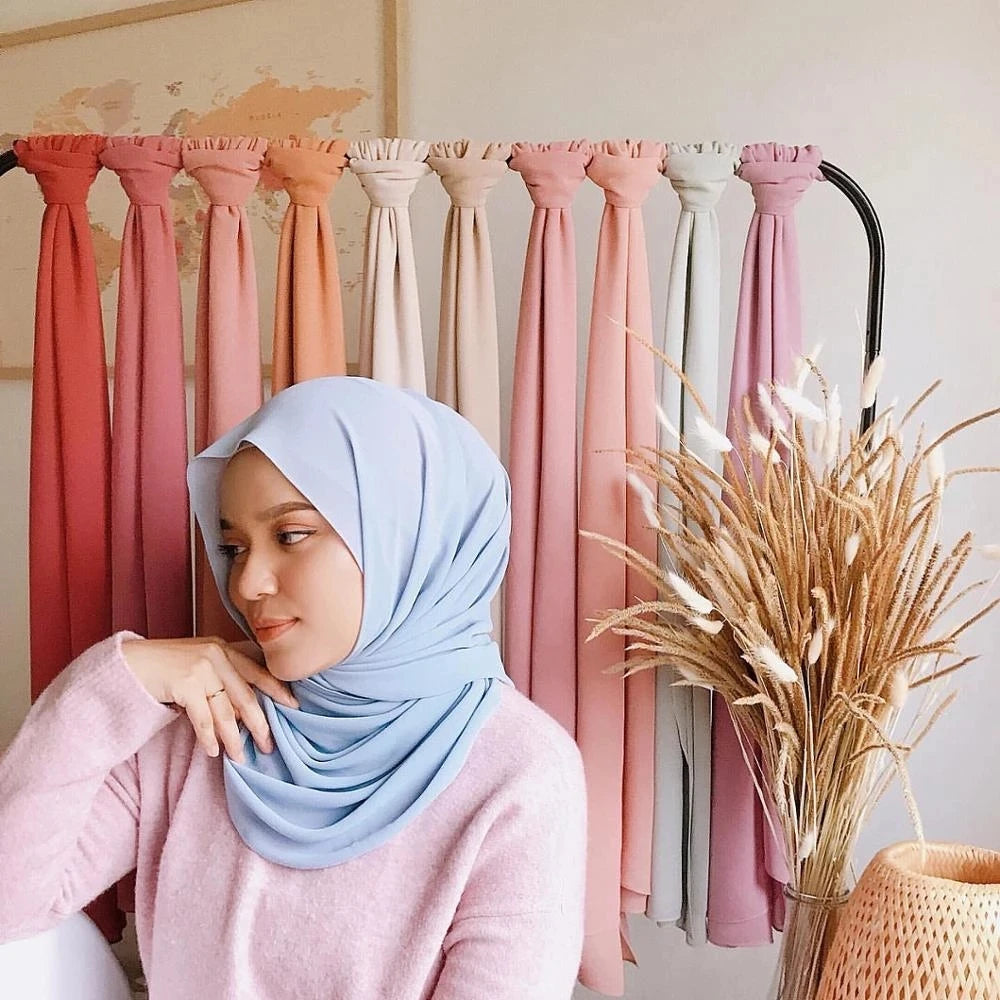 Long Chiffon Hijab Scarf