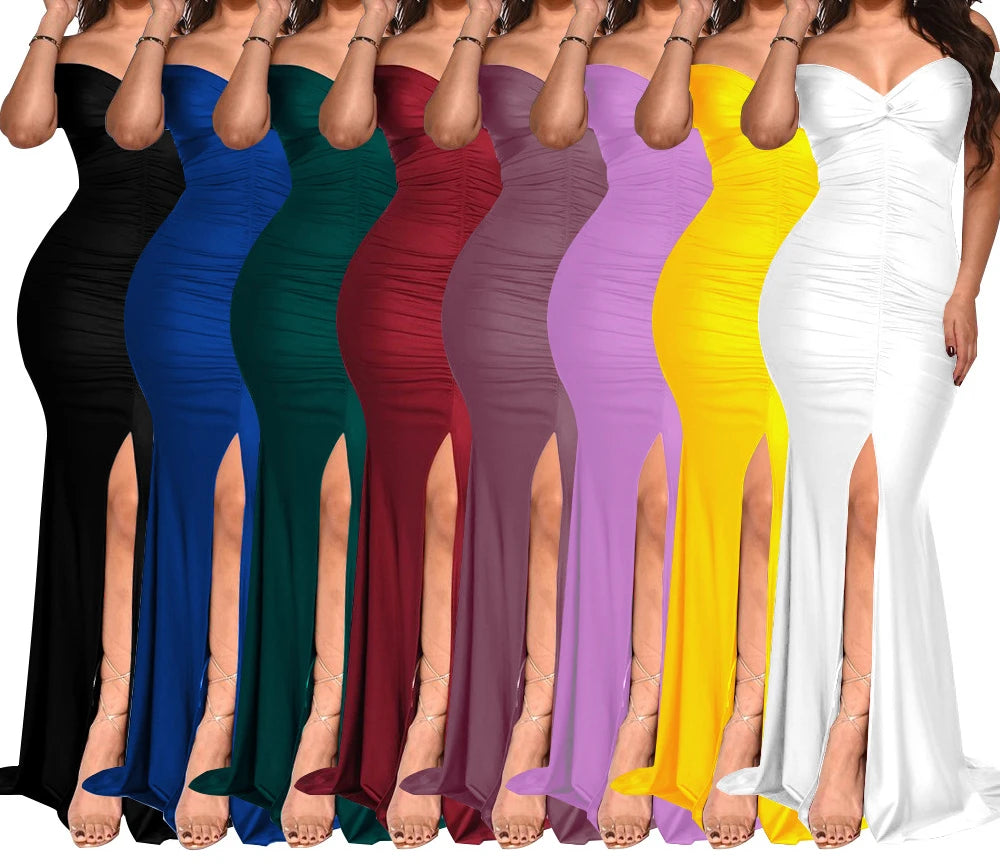 Backless Bodycon Evening Dress