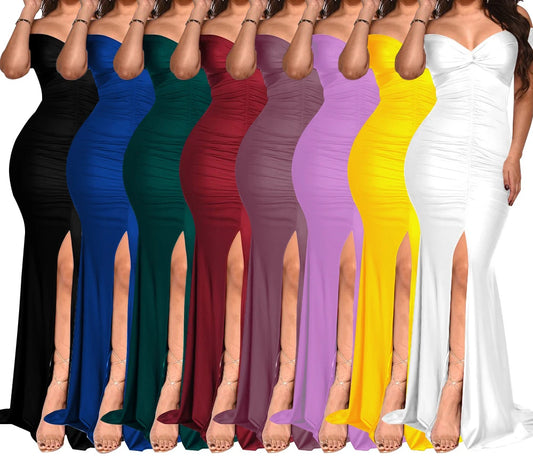 Backless Bodycon Evening Dress