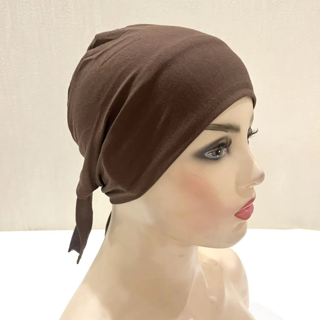 Tie Back Hijab Cap