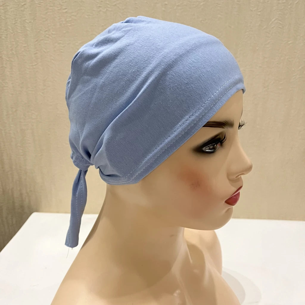 Tie Back Hijab Cap