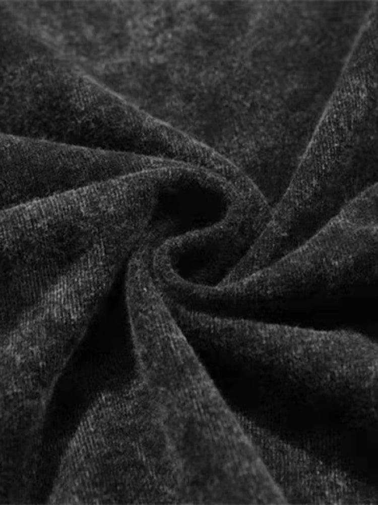 2025 Washed Vintage T-Shirts Street Hip Hop Retro Punk T Shirt women Harajuku Casual Cotton Short Sleeve Acid Wash TShirts top