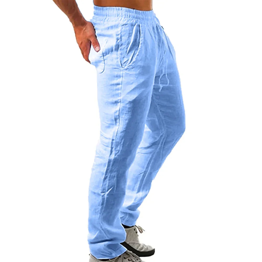 Cotton Linen Gym Pants