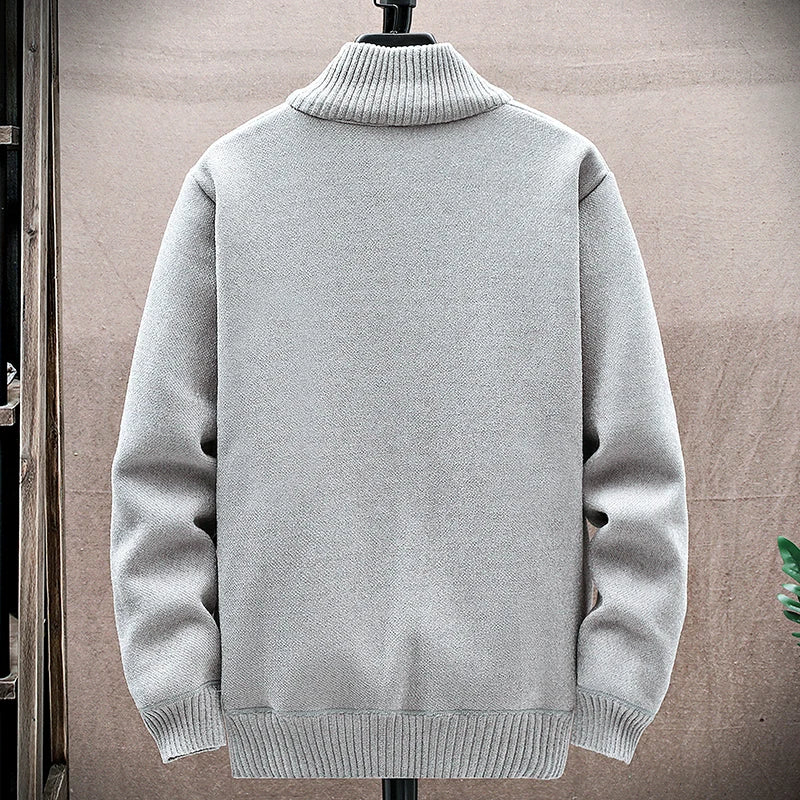 Embroidered Fleece Cardigan