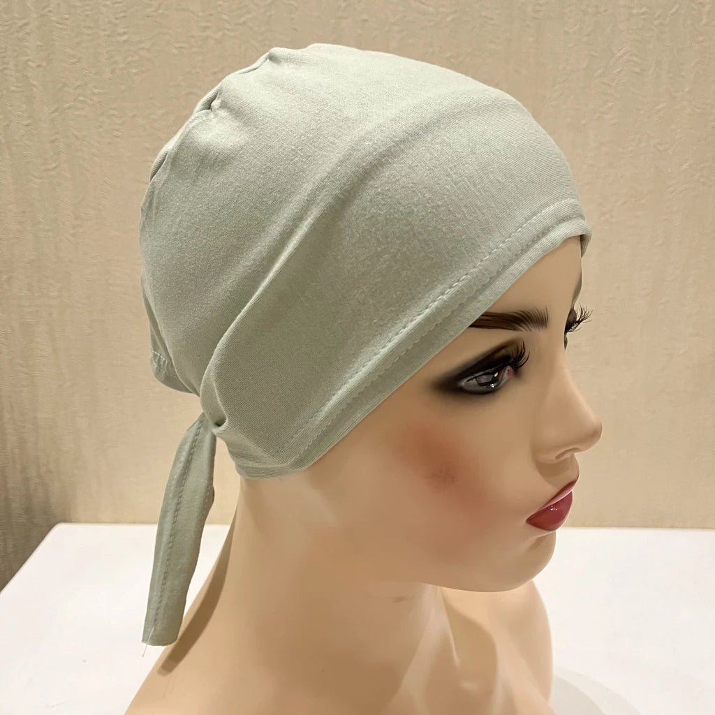 Tie Back Hijab Cap