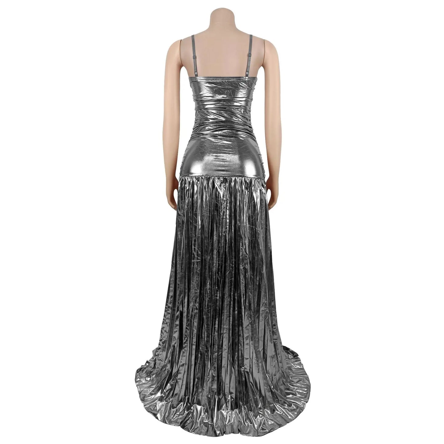 Spaghetti Strap Sequin Dress