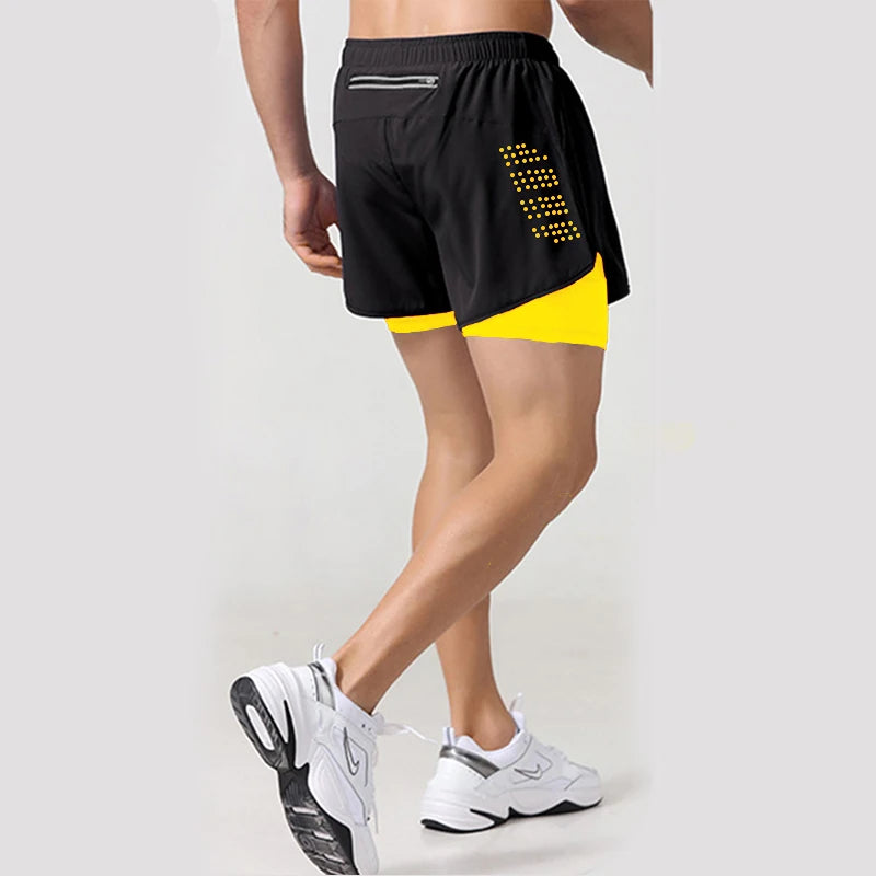 Men's Running Shorts 2-in-1
