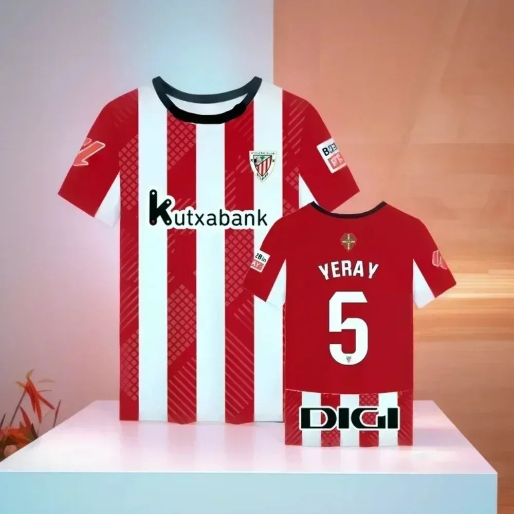 2025 Football Jersey Short Sleeve Summer Men's Tops Women's 3D Print Quick-drying T-shirts Sports Leisure Tees Training Clothes