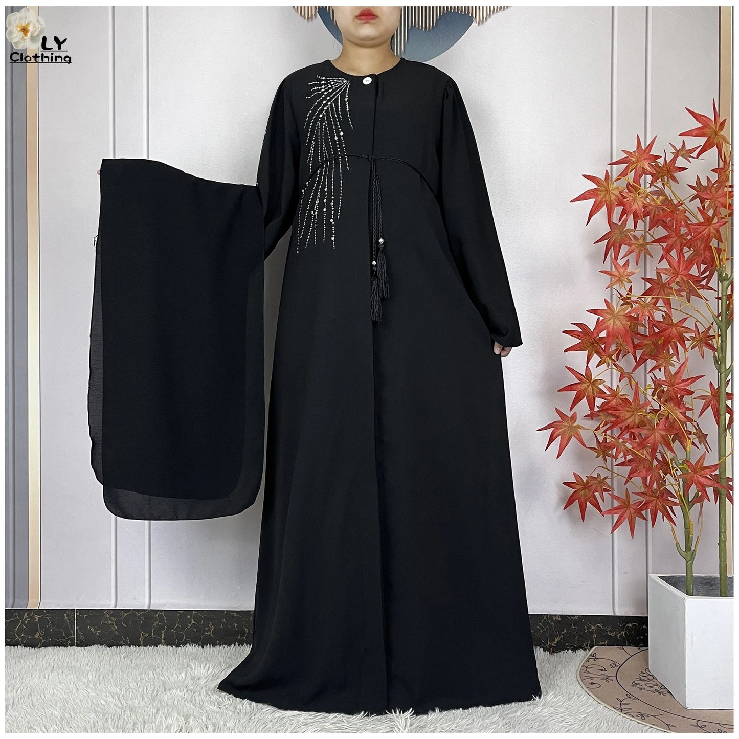 Chiffon Abaya Cardigan