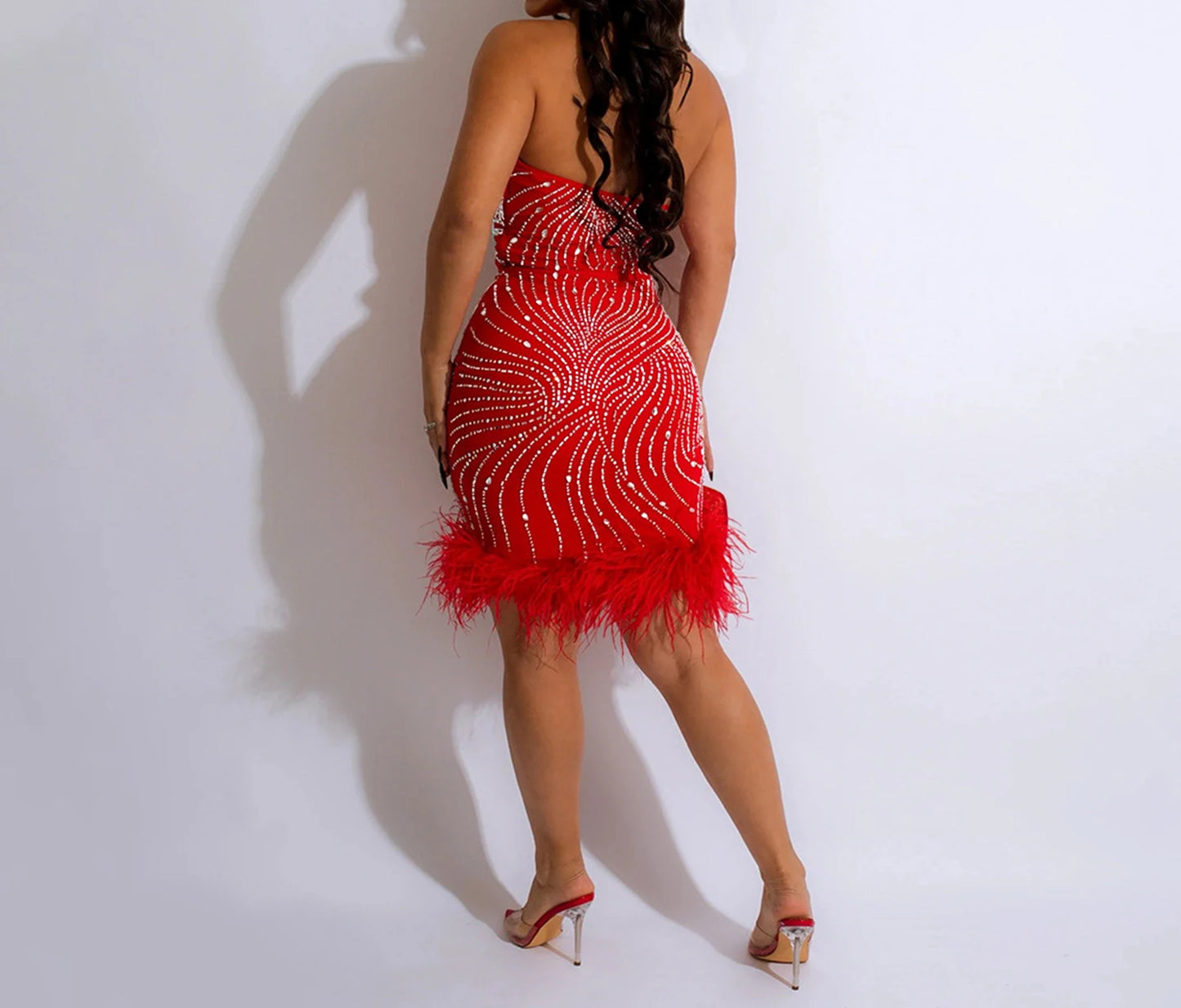 Diamond Rhinestone Wedding Dress