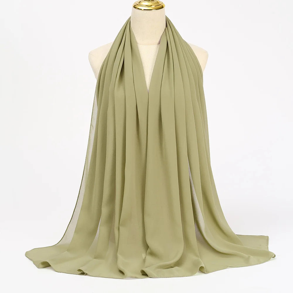 Long Chiffon Hijab Scarf