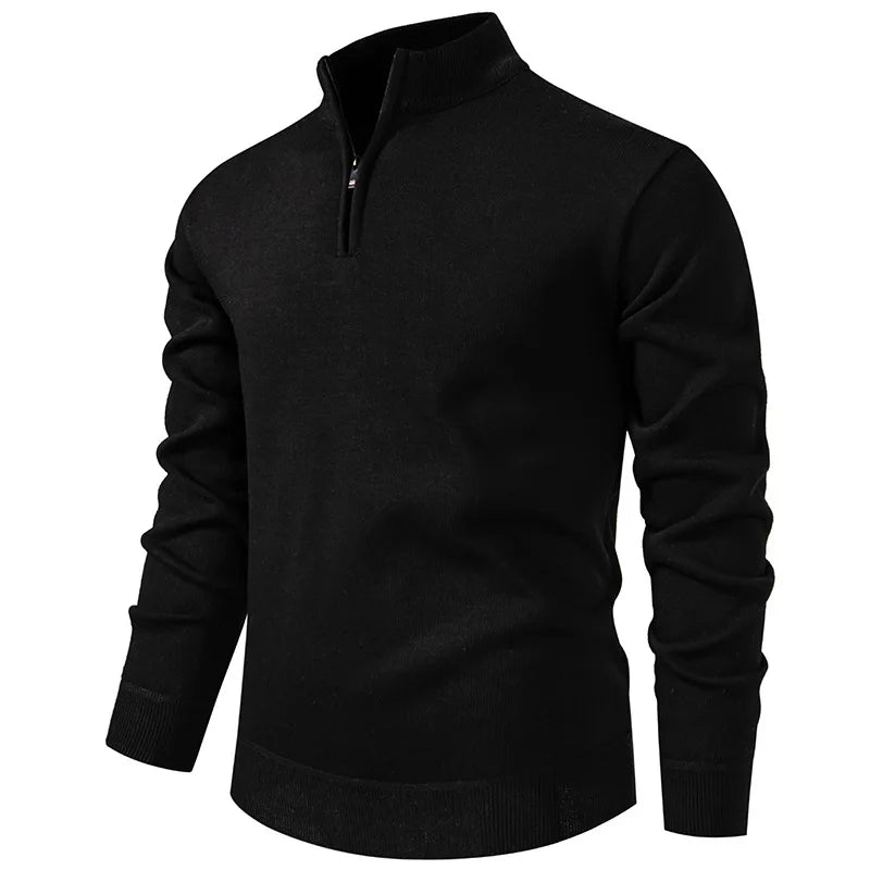 Velvet Half-Zip Pullover