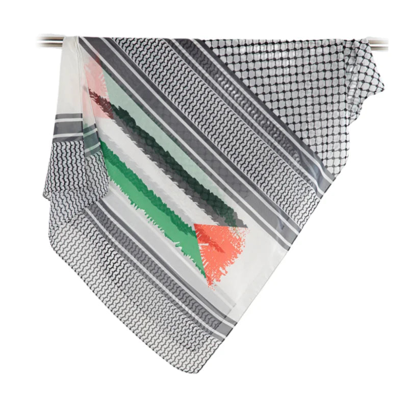 Kuffiyeh Geometric Scarf