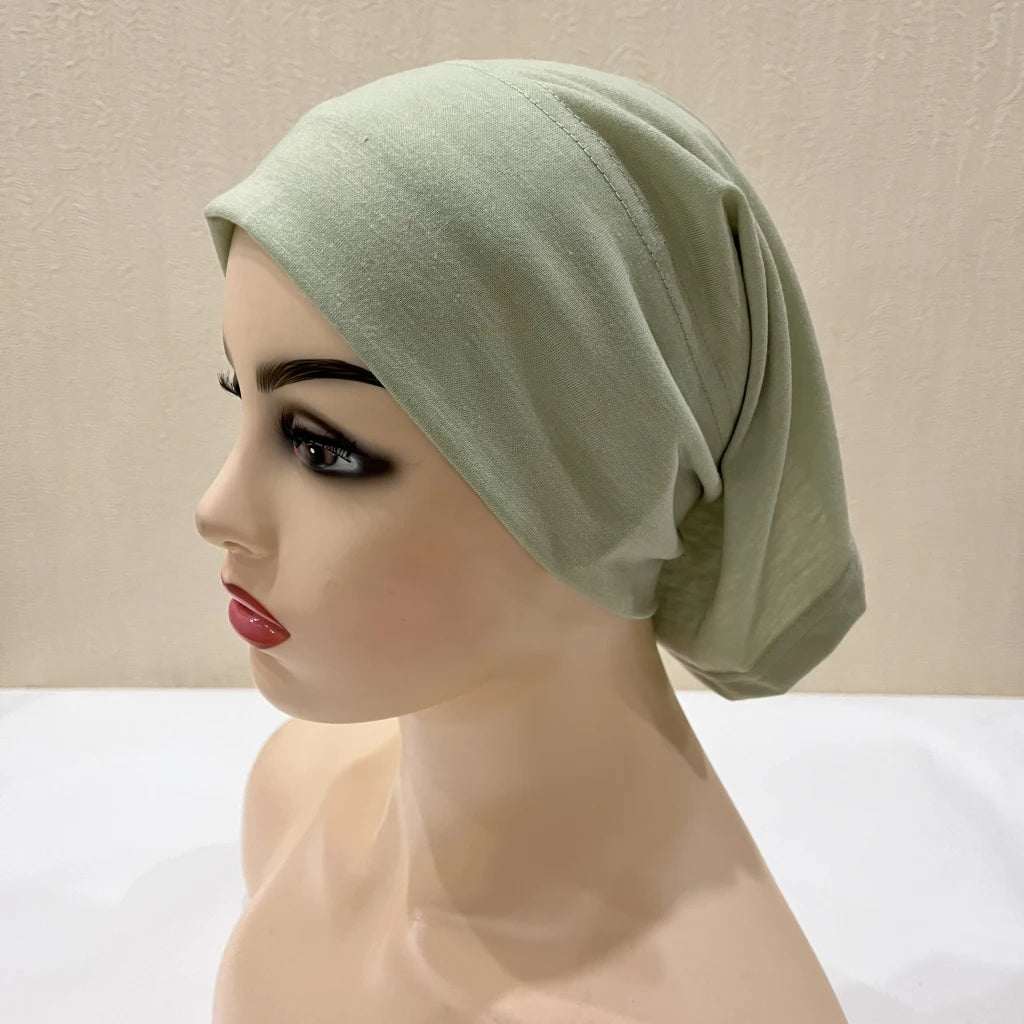 Plain Tube Hijab Cap