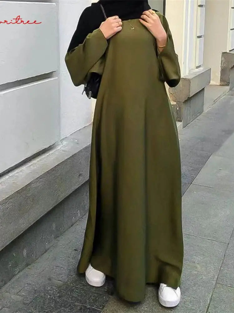 Silky Djellaba Dress