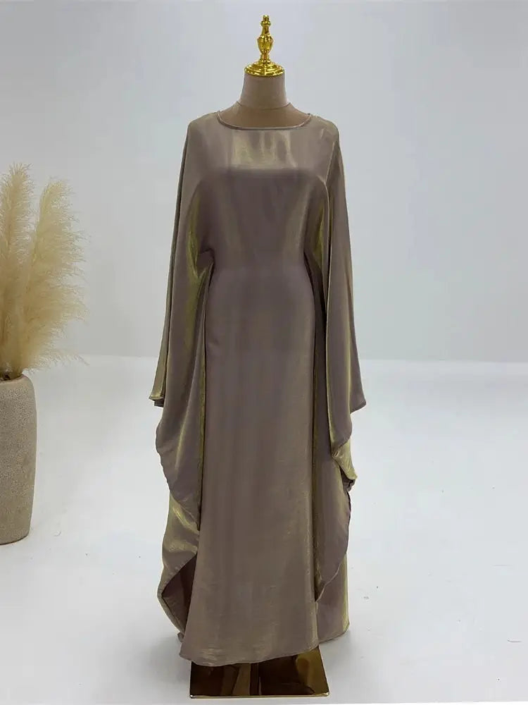 Satin Batwing Abaya