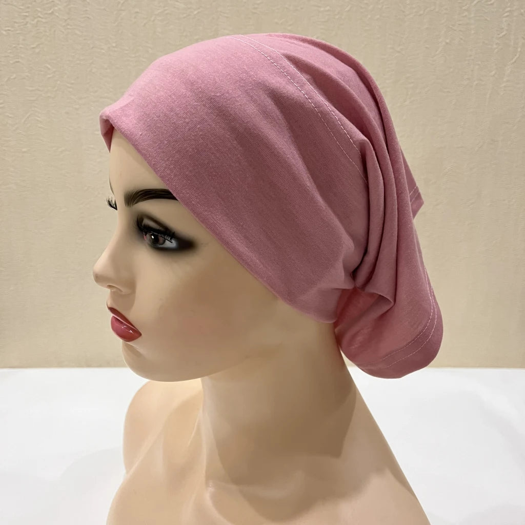 Plain Tube Hijab Cap