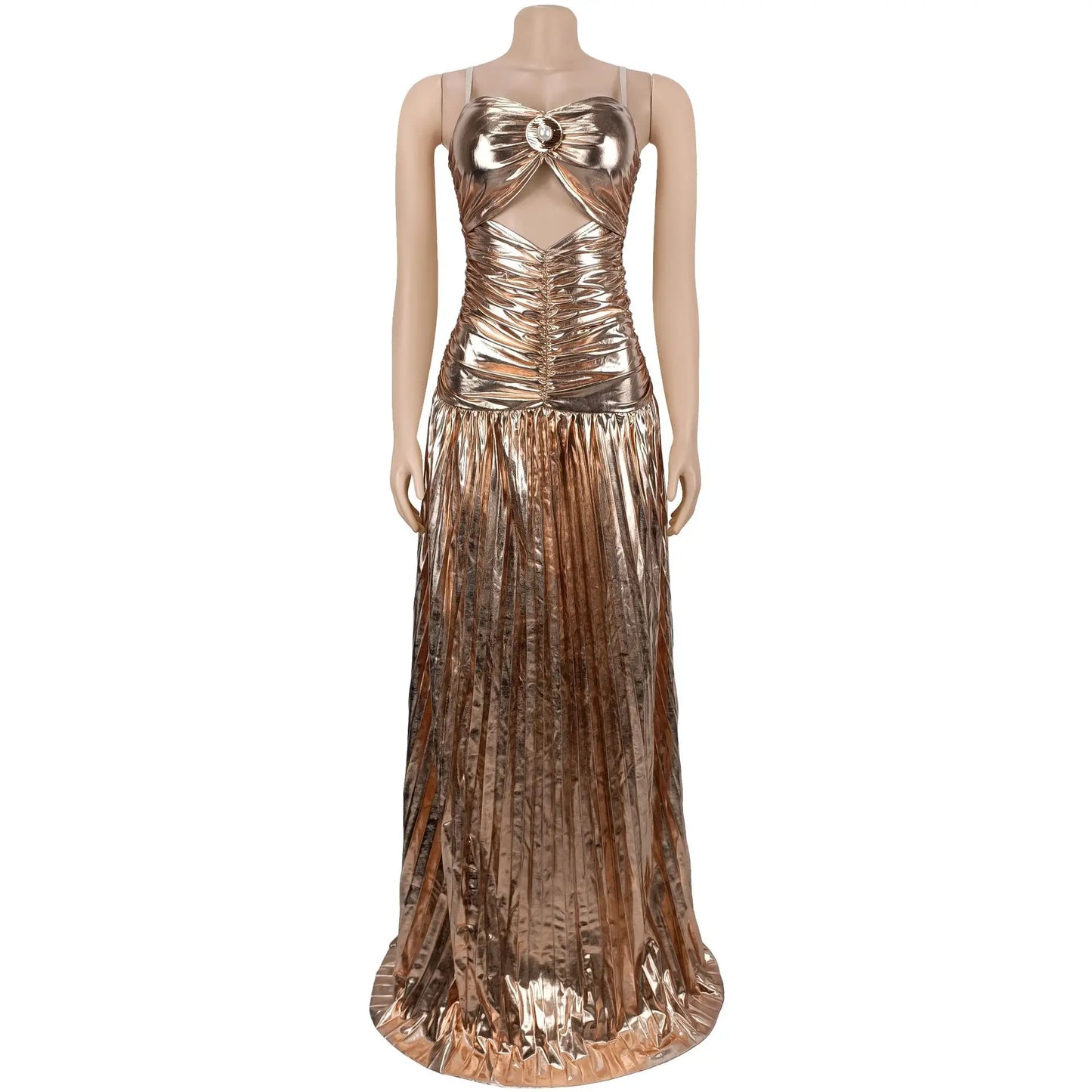 Spaghetti Strap Sequin Dress