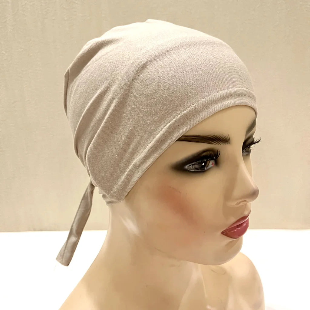 Tie Back Hijab Cap