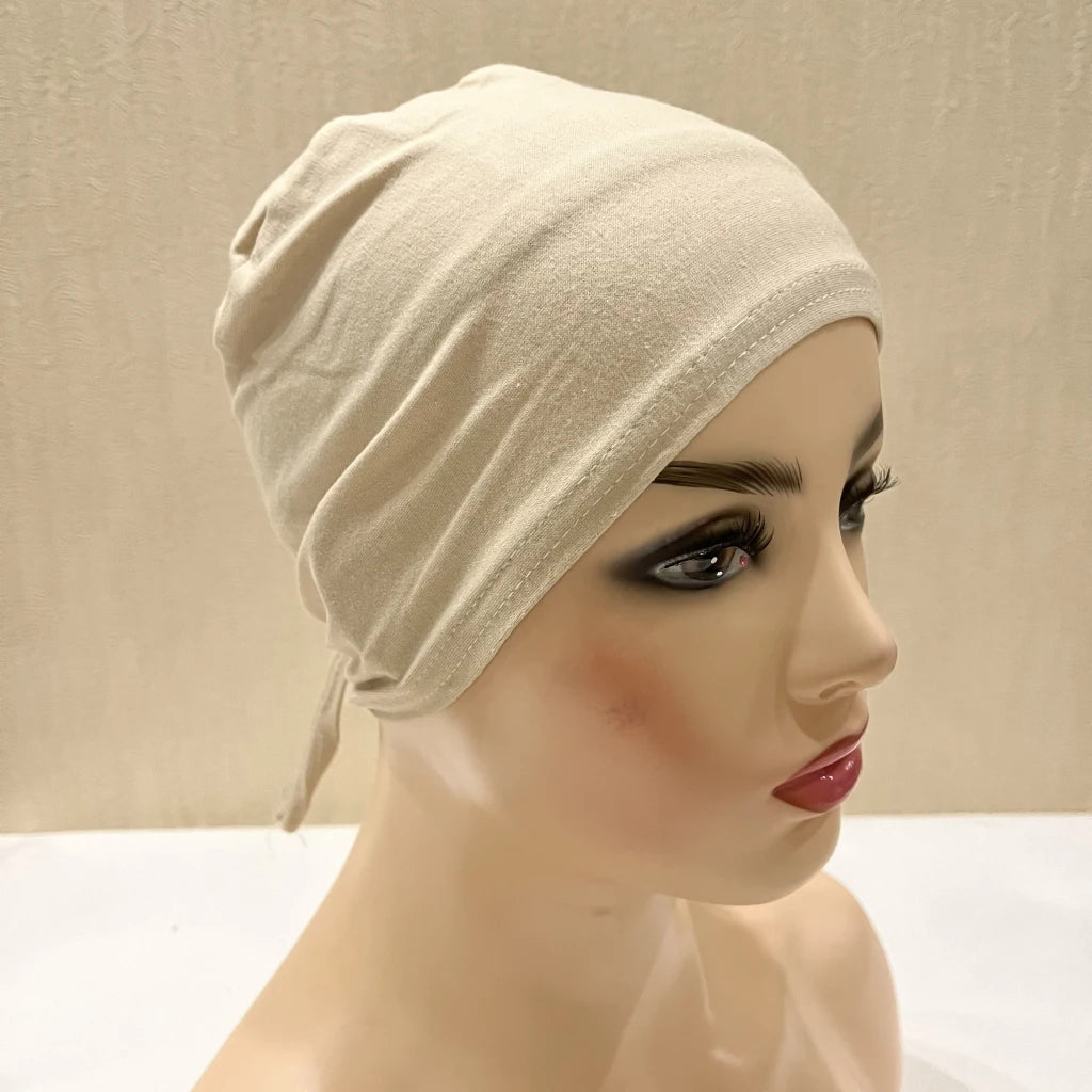 Tie Back Hijab Cap