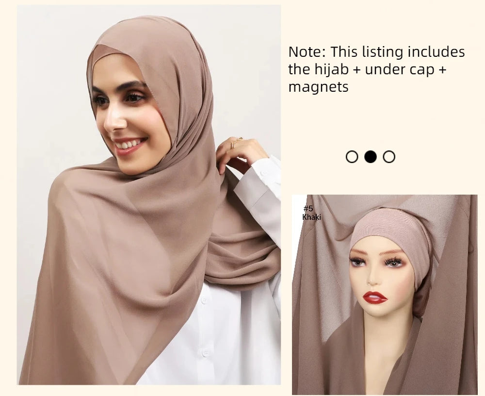 Magnet Chiffon Hijab