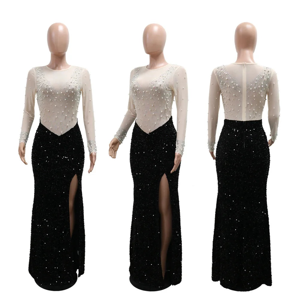 Sparkly Mermaid Evening Dress