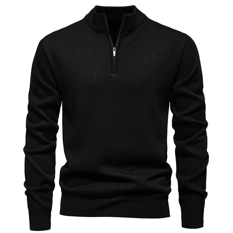 Velvet Half-Zip Pullover