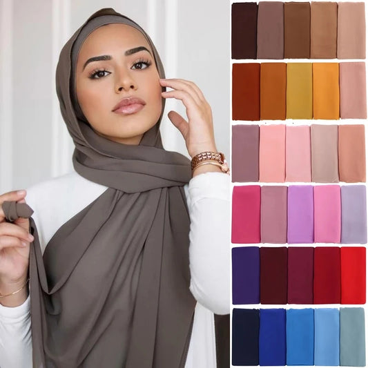Long Chiffon Hijab Scarf