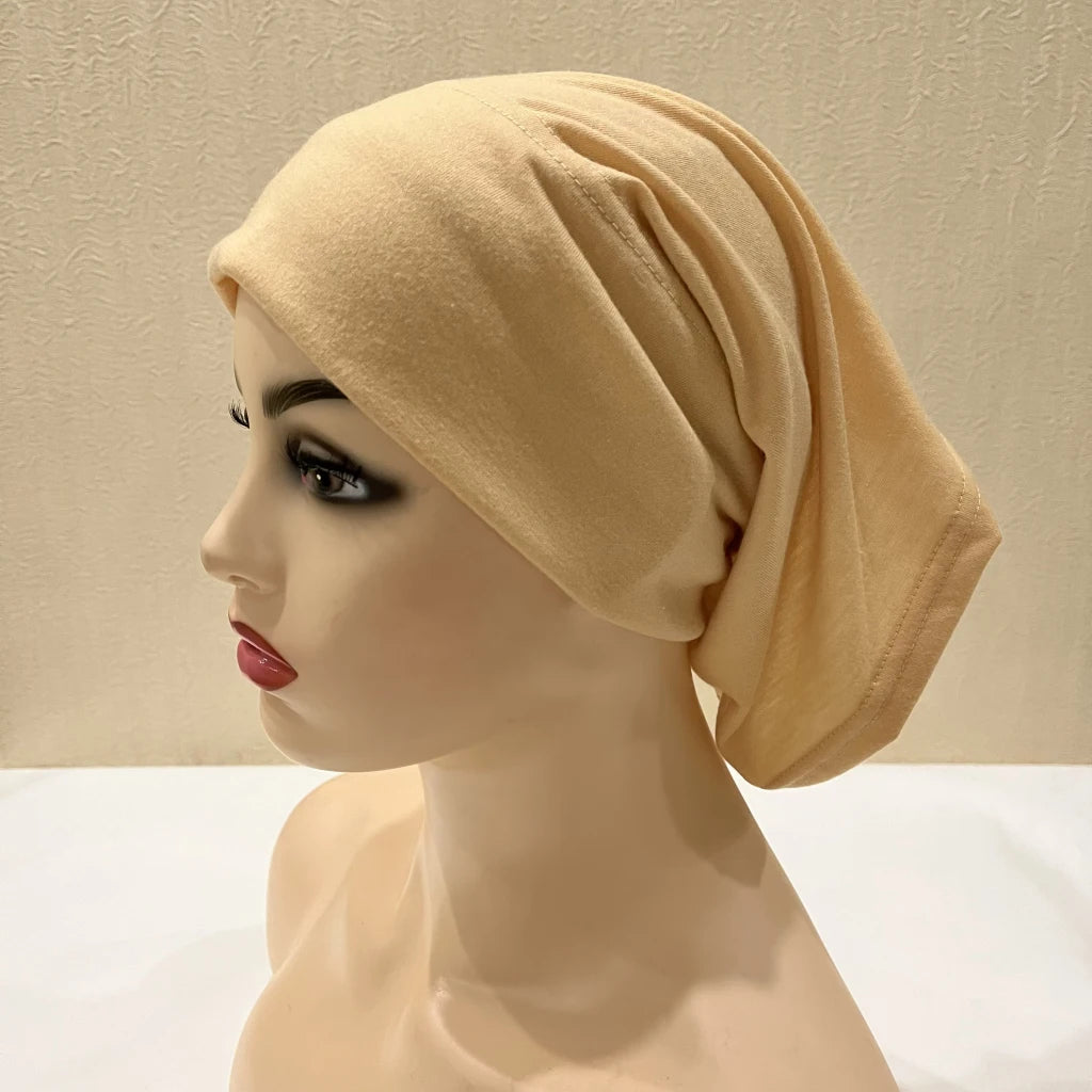 Plain Tube Hijab Cap