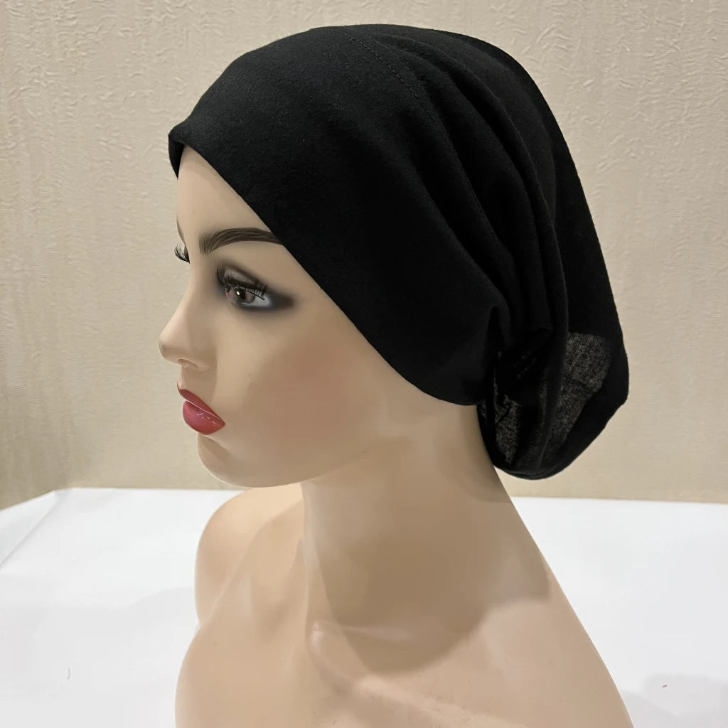 Plain Tube Hijab Cap