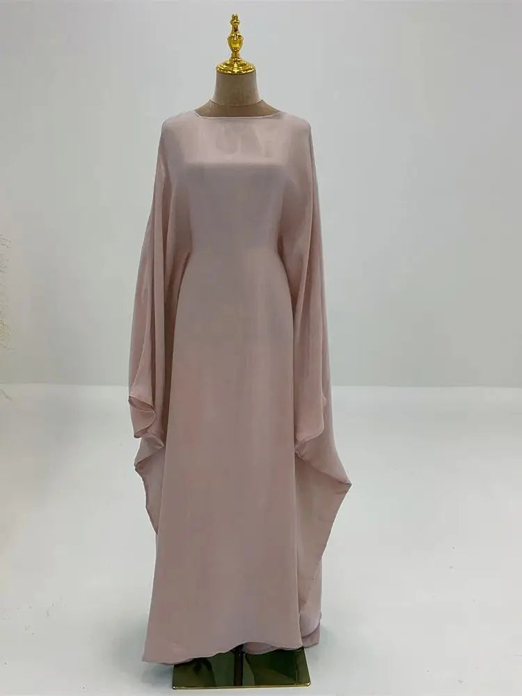 Satin Batwing Abaya