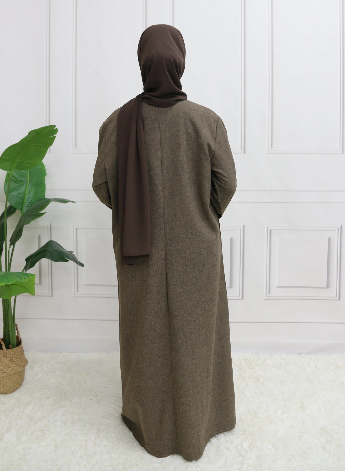 Belted Abaya Dress